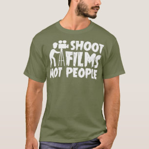 Camiseta Filme fotografado não Pessoas cineasta dizendo pr