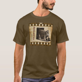 Camiseta Filme fotográfico de câmara de vídeo