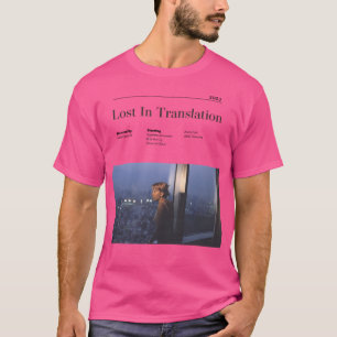 Camiseta Filme Minimalista Perdido no Alternativo de Traduç