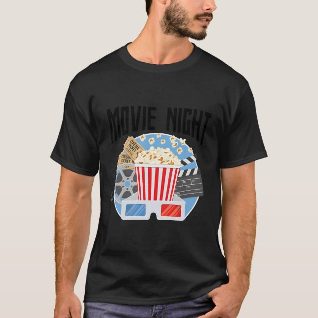 Camiseta Filme Noturno de Pipoca Estudante (Frente)