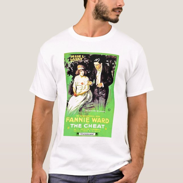 Camiseta Filme silencioso de Sessue Hayakawa 1915 da (Frente)