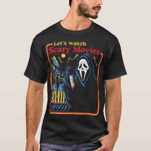Camiseta Filmes Assustadores do vamos Watch