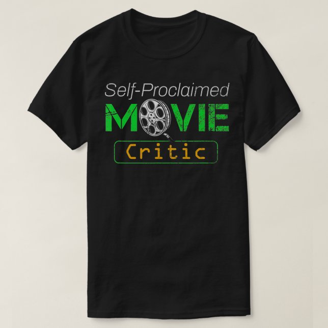 Camiseta Filmes Autoproclamados Filme Crítico Sobre Filmes  (Frente do Design)