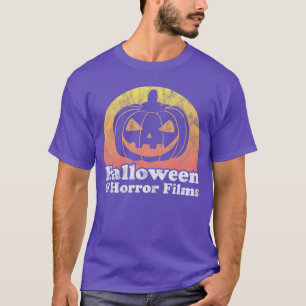 Camiseta Filmes de Halloween e Terror Abóbora engraçada