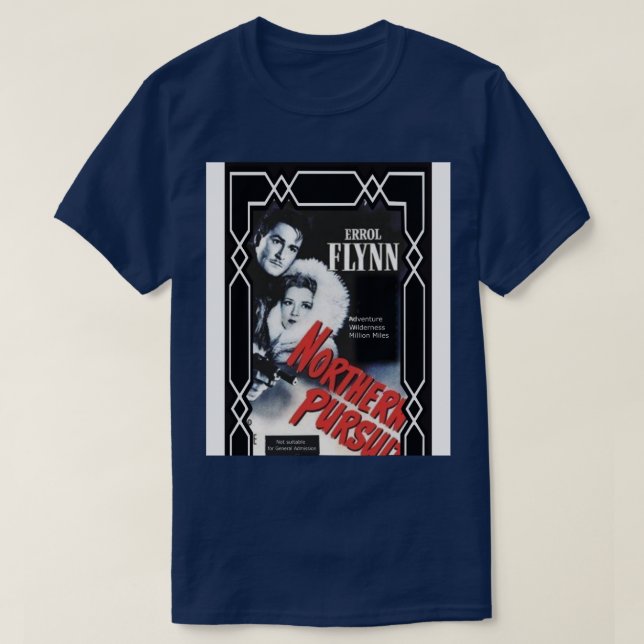 Camiseta Filmes de Hollywood primitivos (Frente do Design)
