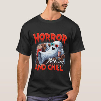 Camiseta Filmes De Horror E Filhos De Fantasmas E Fantasmas