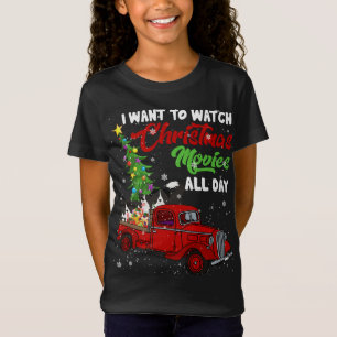 Camiseta Filmes De Natal Engraçados Fronteira Collie Filmes