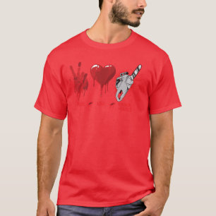 Camiseta Filmes de Terror Amor Pacífico Cadeia de Terror Fa