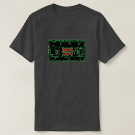 Camiseta Filmes de terror - Cassete de vídeo Neon Green