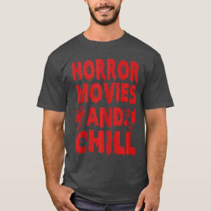 Camiseta Filmes de Terror de Halloween e Casais de Filmes d