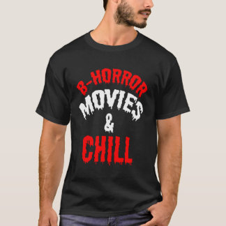Camiseta Filmes de Terror Noite de Frio Halloween Assustado