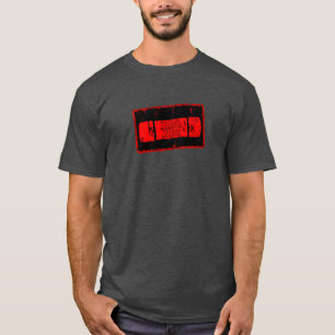 Camiseta Filmes de Terror - Videocassete Vermelho/Preto