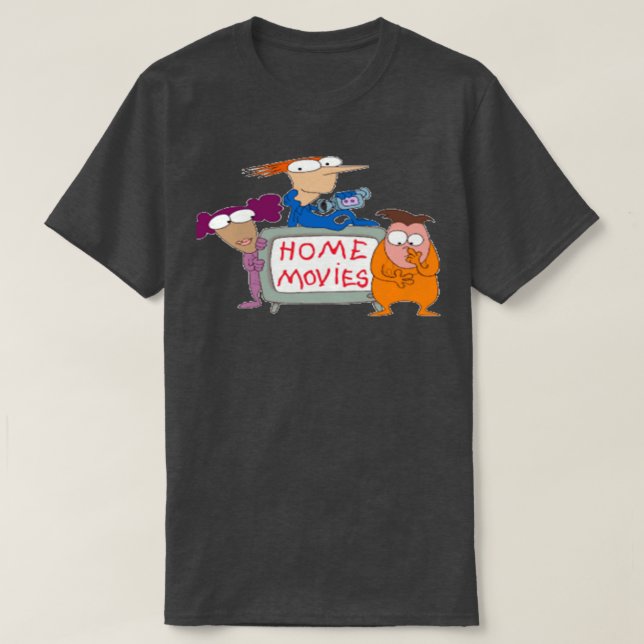 Camiseta filmes domésticos (Frente do Design)