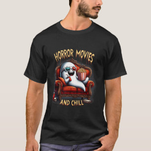 Camiseta Filmes E Resfriamento Louco No Halloween Ghost Mov