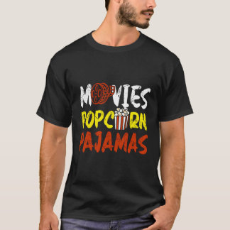Camiseta Filmes Engraçados Pipoca Pipoca Família Filme Noit