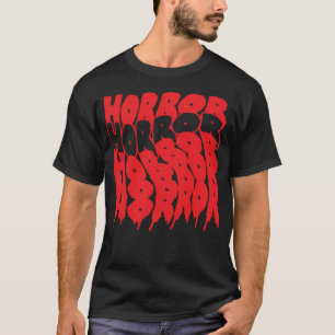 Camiseta Filmes Horrores Presente Sobre-Passos - Texto Repe