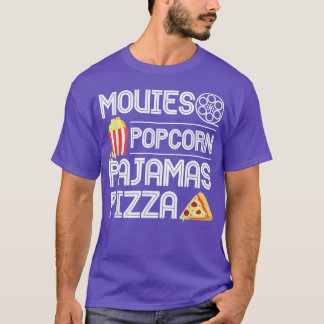 Camiseta Filmes Pipocas Pizza 10282316
