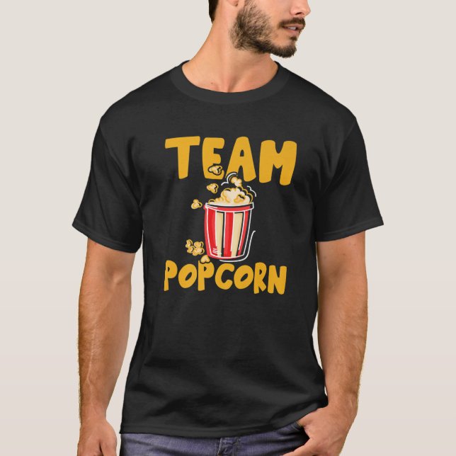 Camiseta Filmes Popcorn Snack Cinema TV Mostra - Equipe Pop (Frente)