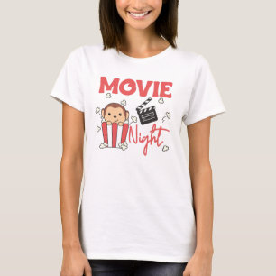 Camiseta Filmes Sobre Pipocas De Macaco Noite Doce Filmes S