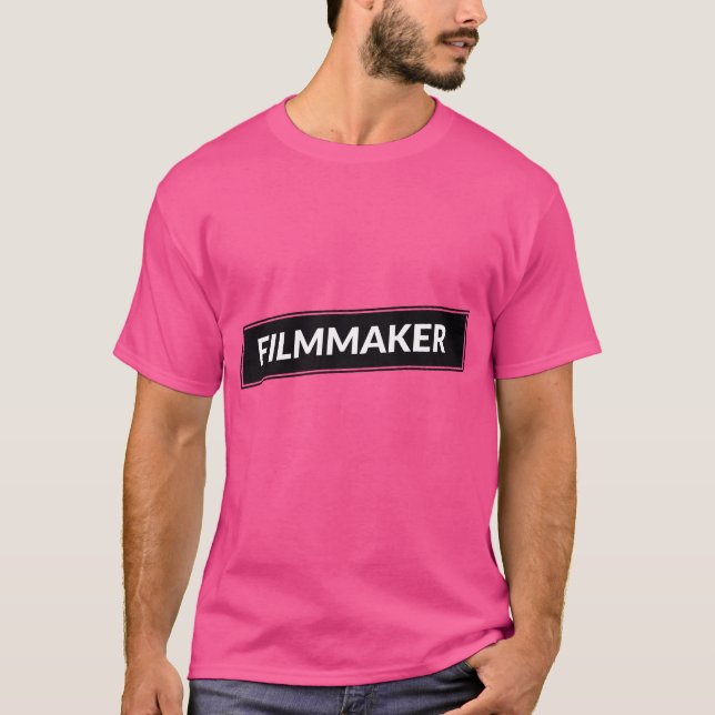 Camiseta Filmmakerag Os cineastas orgulhosos precisam de um (Frente)