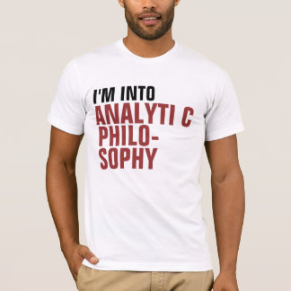 Camiseta Filosofia analítica