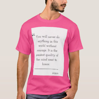Camiseta Filosofia Citação Aristóteles 1