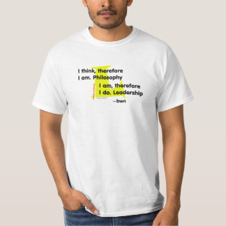 Camiseta Filosofia contra a liderança (amarelo)