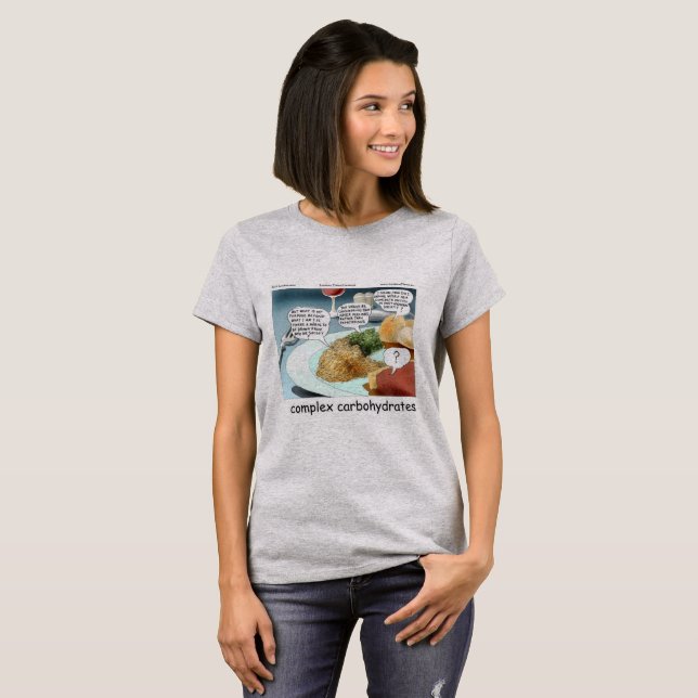 Camiseta Filosofia de Carboidratos Complexos Comida de Quad (Frente Completa)