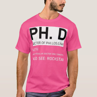 Camiseta Filosofia de doutorado 1