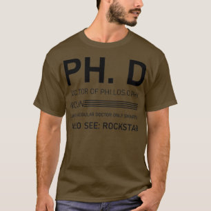 Camiseta Filosofia de doutorado 3