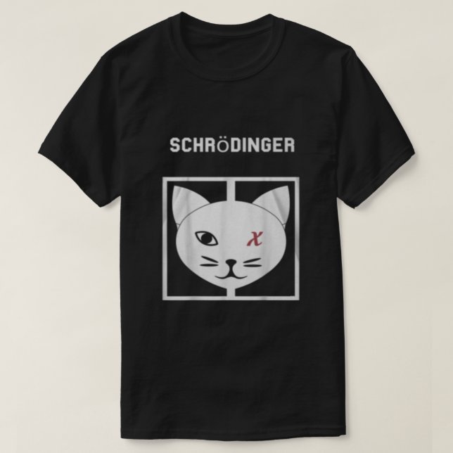 Camiseta Filosofia de Gato dos Schrodingers (Frente do Design)