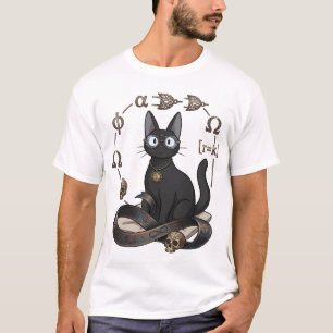 Camiseta Filosofia & Direito Gata Negra Senhora Ju