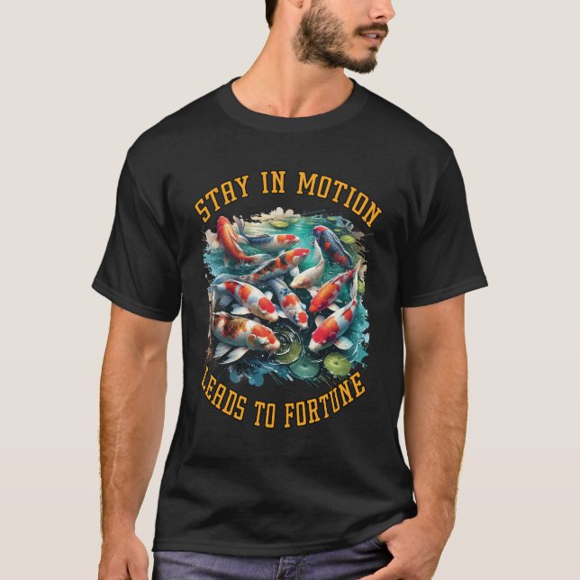Camiseta Filosofia Koi Fish Men Black (Frente)