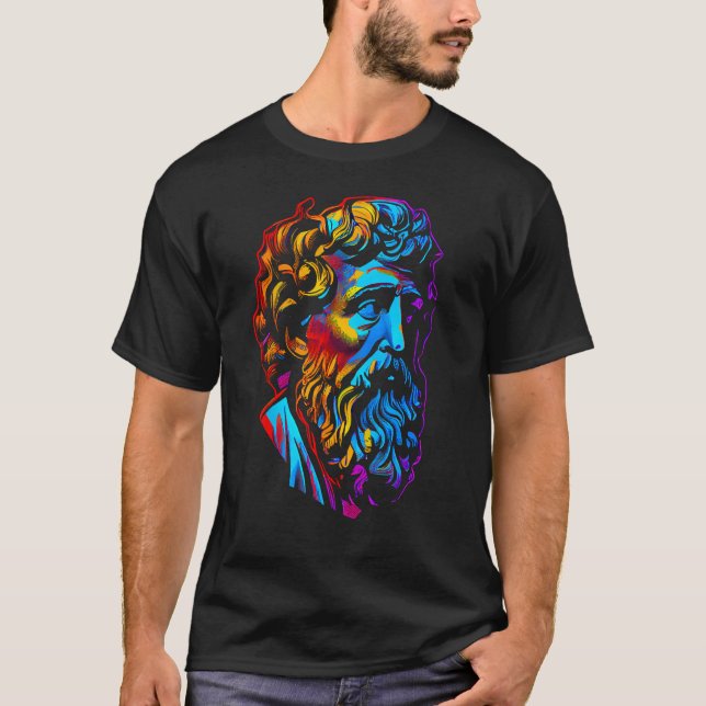 Camiseta Filosofia Marca Plato Filósofo Grego (Frente)