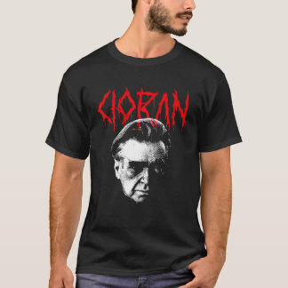 Camiseta Filósofo Emil Cioran Heavy Death Metal Existente