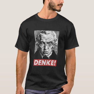 Camiseta Filósofo Immanuel Kant Denke Think Sapere Aude