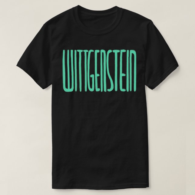 Camiseta Filósofo Ludwig Wittgenstein (Frente do Design)