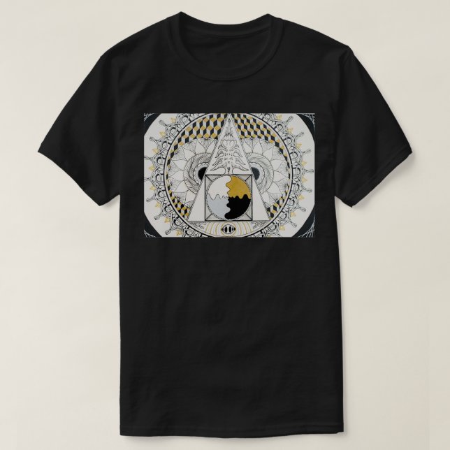 Camiseta Filósofos Stone Mandala (Frente do Design)