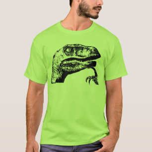 Camiseta Filosoraptor - Raptor Filósofo?