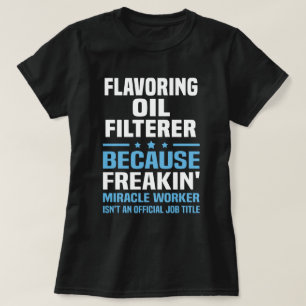 Camiseta Filtro De Óleo Aromatizante