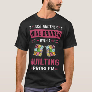 Camiseta Filtro de Quiltro de Colagem de Bebidas de Vinho
