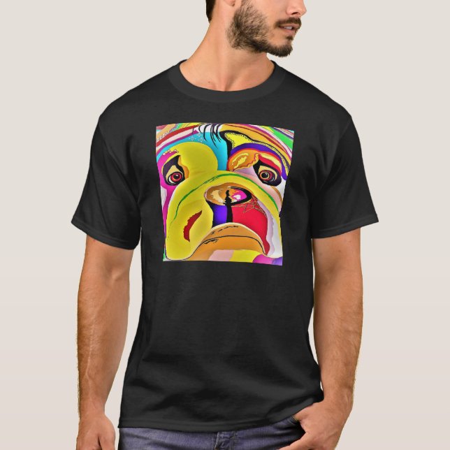 Camiseta Fim-acima do buldogue (Frente)