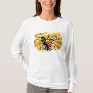 Camiseta Fim-acima do homem de negócios que guardara a