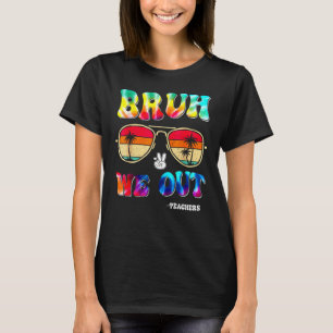 Camiseta Fim Bonito Do Ano Escolar Professor Summer Bruh Nó