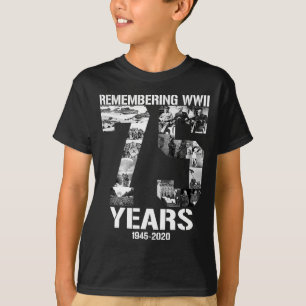 Camiseta Fim Da 2ª Guerra Mundial 75º Aniversário 1945 2020