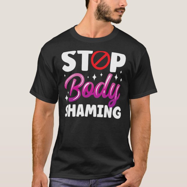 Camiseta Fim da Aparência de Mocking Mocking do Corpo (Frente)