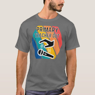 Camiseta Fim da Apreciação de Descarte de Microfone do Prof