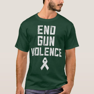 Camiseta Fim da Violência das Armas T Shirt Orange Gun Con