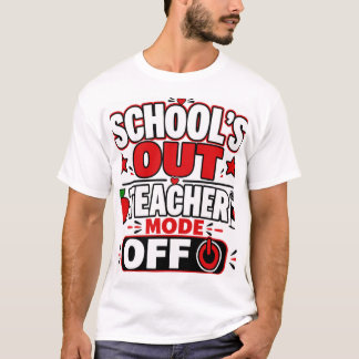 Camiseta Fim das Aulas Modo Professor Desligado