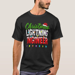 Camiseta Fim das luzes de Natal do Engenheiro de iluminação